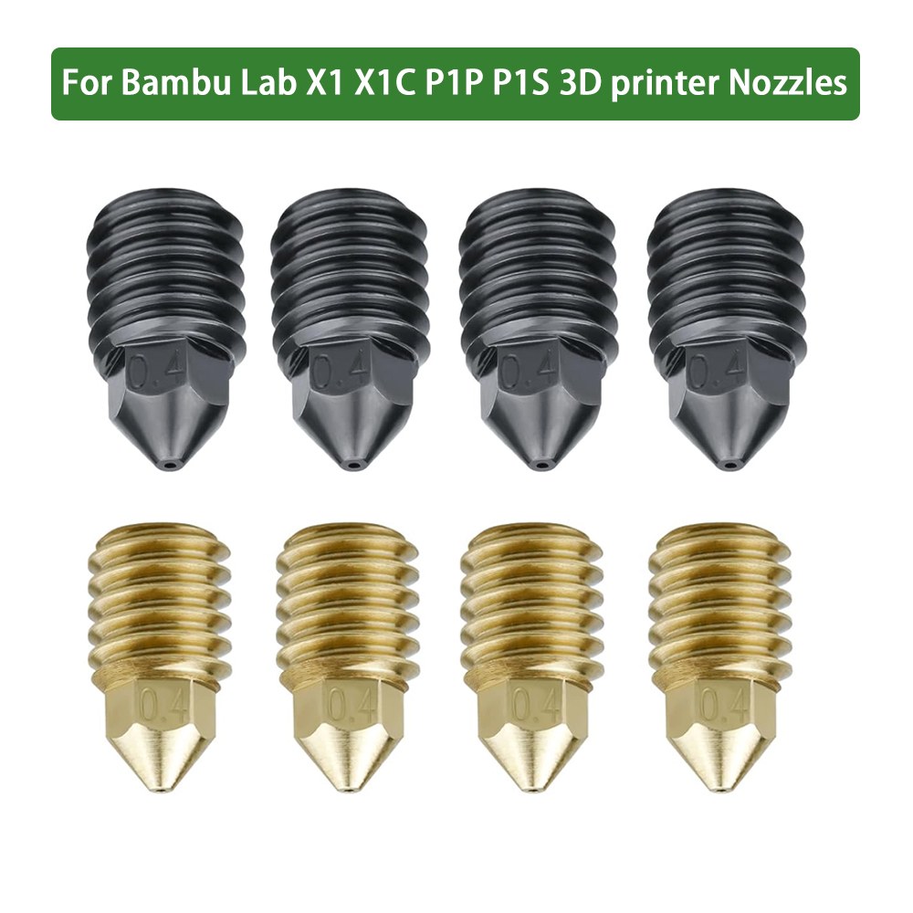 3D Printing Bambu Lab - Ugello in ottone in acciaio temprato