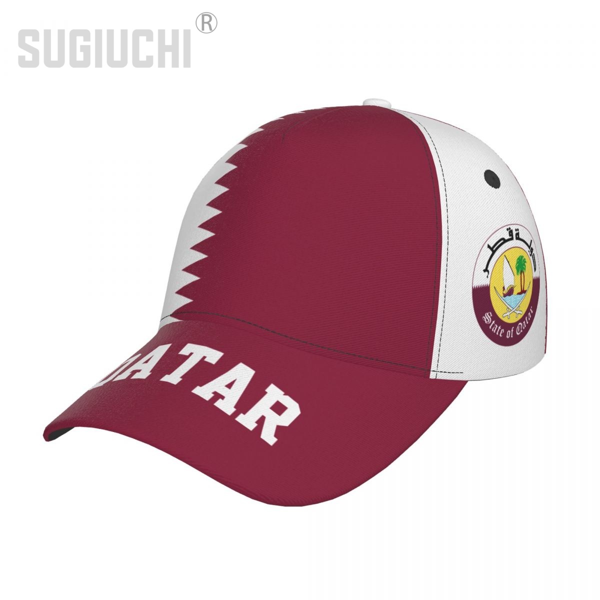 3D Printing Qatar - Cappellino da Baseball Unisex con Bandiera