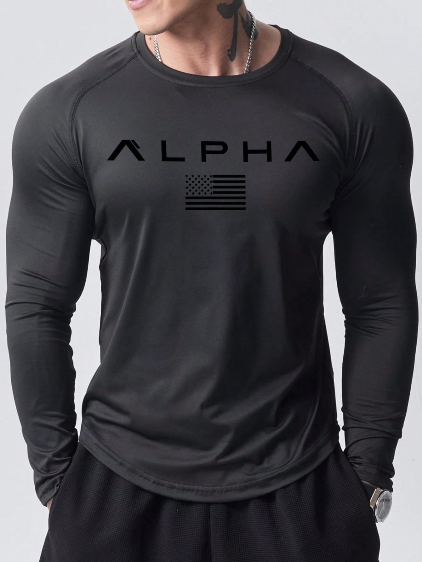 3D Printing Custom - Nuova T-Shirt a Maniche Lunghe da