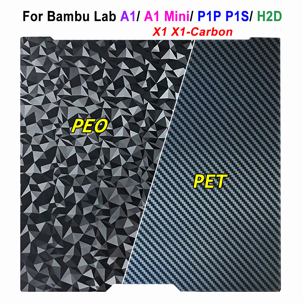 3D Printing Bambu Lab - Foglio PET PEO per Bambu Lab