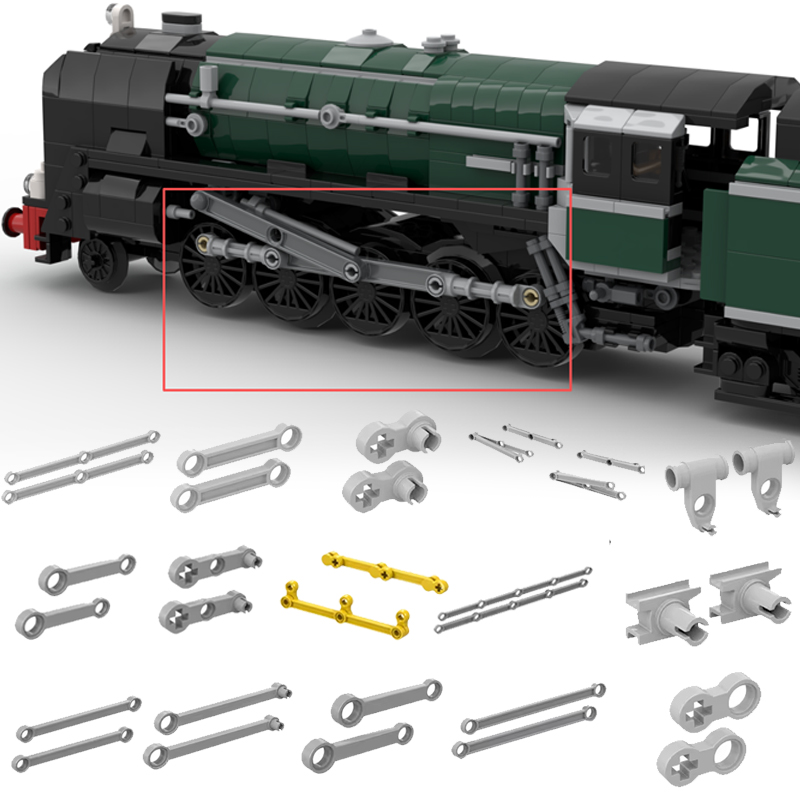 3D Printing Lego Bricks - QWERT Ruote standard per treni stampate