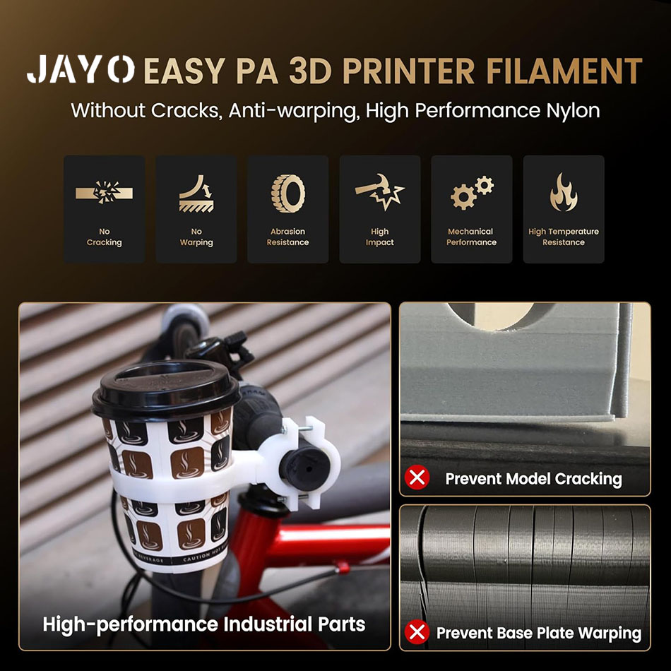 Filamento JAYO Easy PA Filamen - 3D Printing Nylon recensione e prezzo