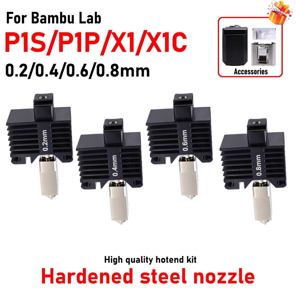 Hotend per Bambu Lab P1P X1C P - 3D Printing Bambu Lab recensione e prezzo